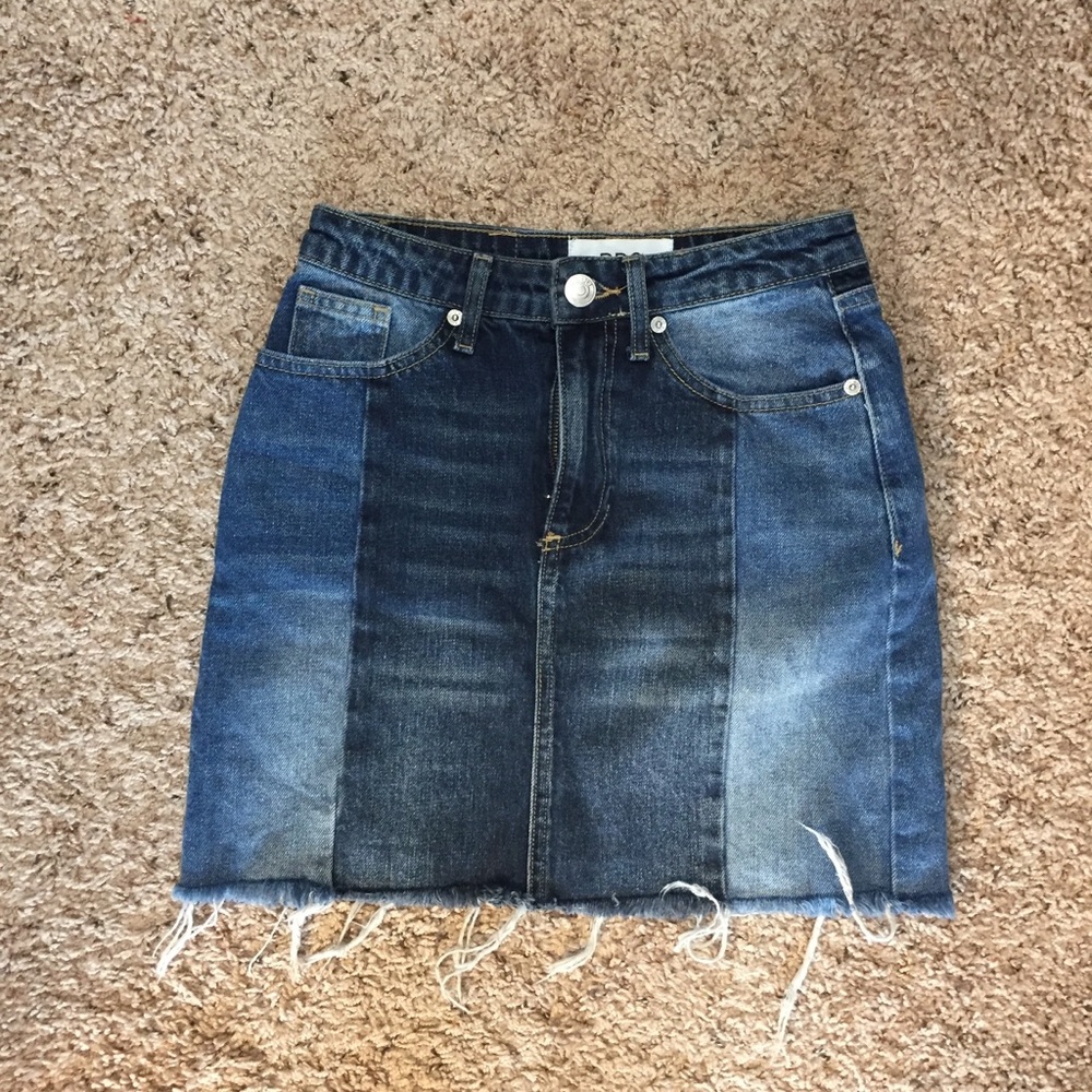 Denim Mini Skirt